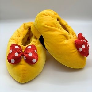 minnie mouse heel slippers